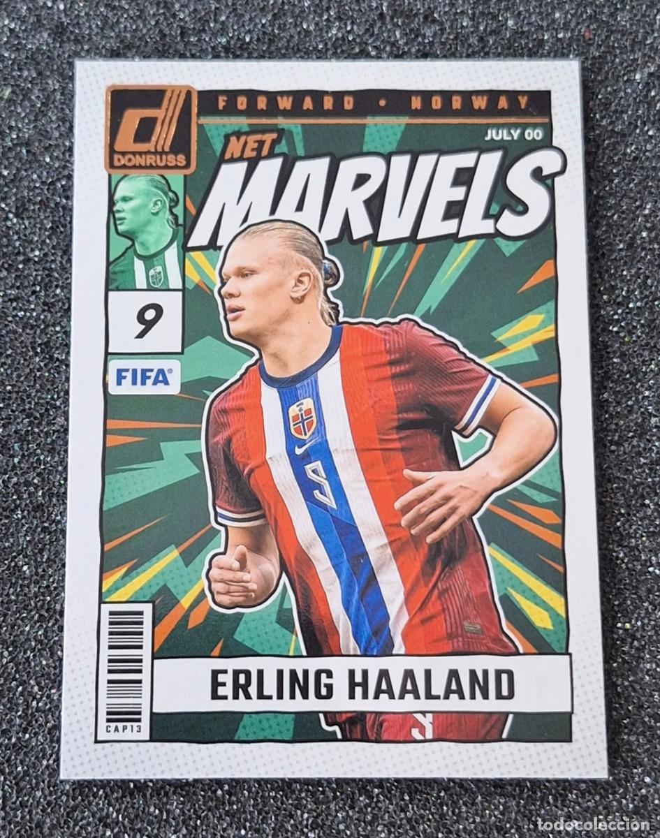 Cromos de F&uacute;tbol: Erling Haaland Norway Panini Donruss Soccer 2024-25 #23 Net Marvels