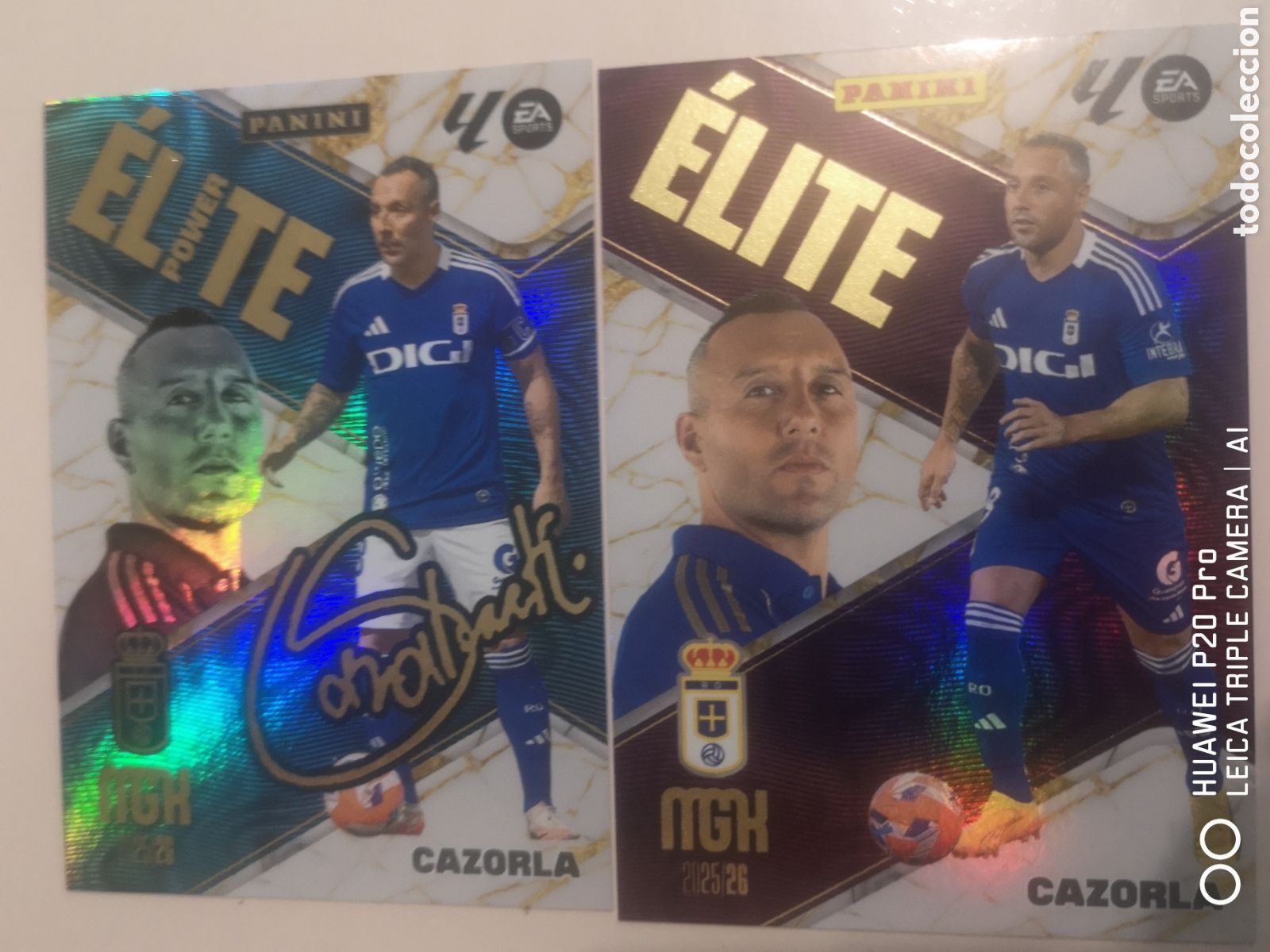 Cromos de F&uacute;tbol: MEGACRACKS 2025 26 &Eacute;LITE POWER - P507 CAZORLA - OVIEDO