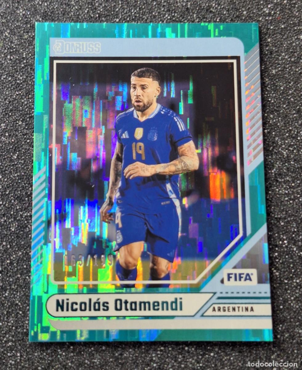 Cromos de F&uacute;tbol: Nicolas Otamendi Argentina Panini Donruss Soccer 2024-25 #83 Teal 063/199