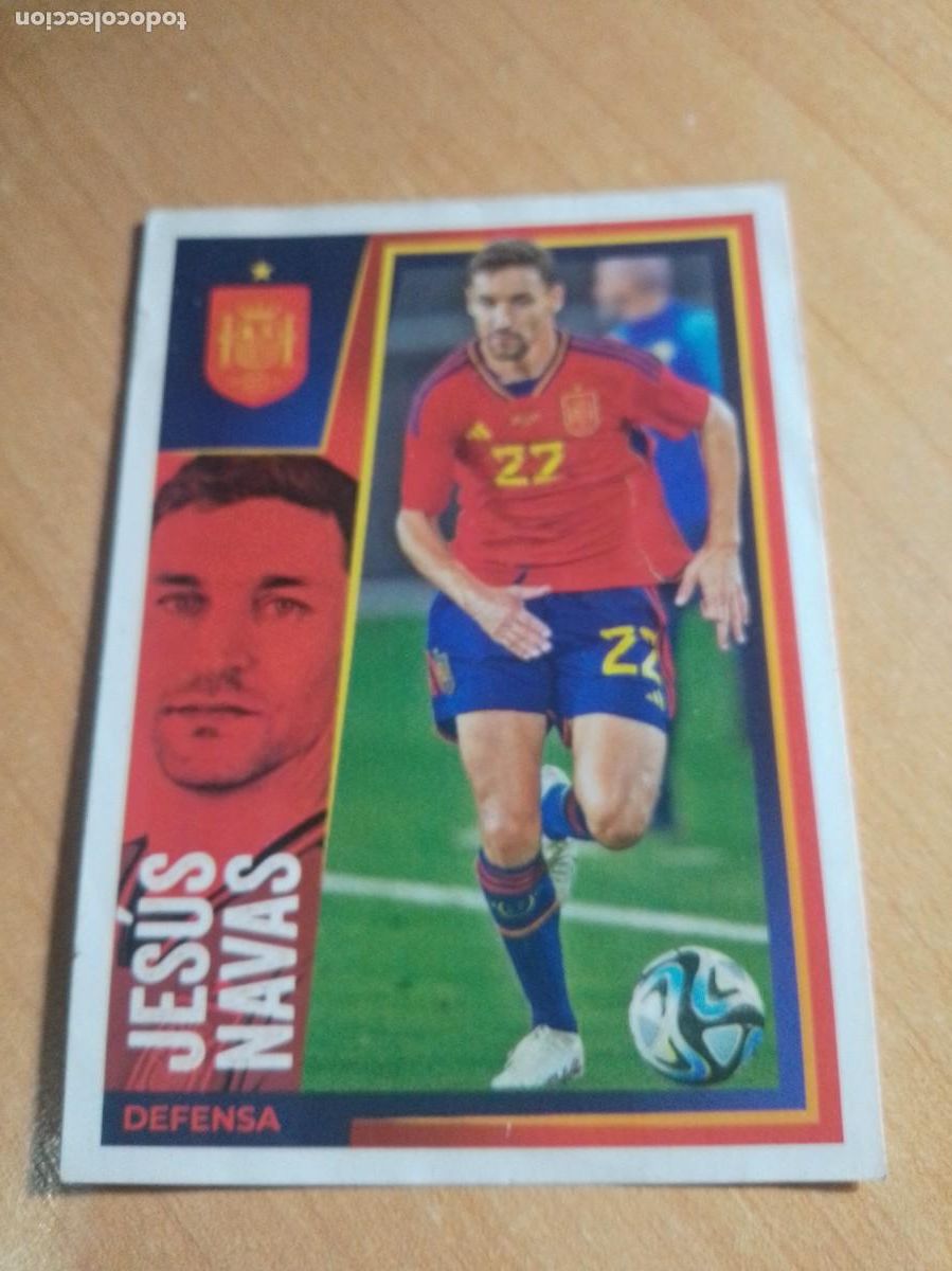 Fu&szlig;ball-Sticker: 10 JESUS NAVAS VAMOS SELECCION ESPA&Ntilde;A PANINI CARREFOUR EURO 2024 EURO 24