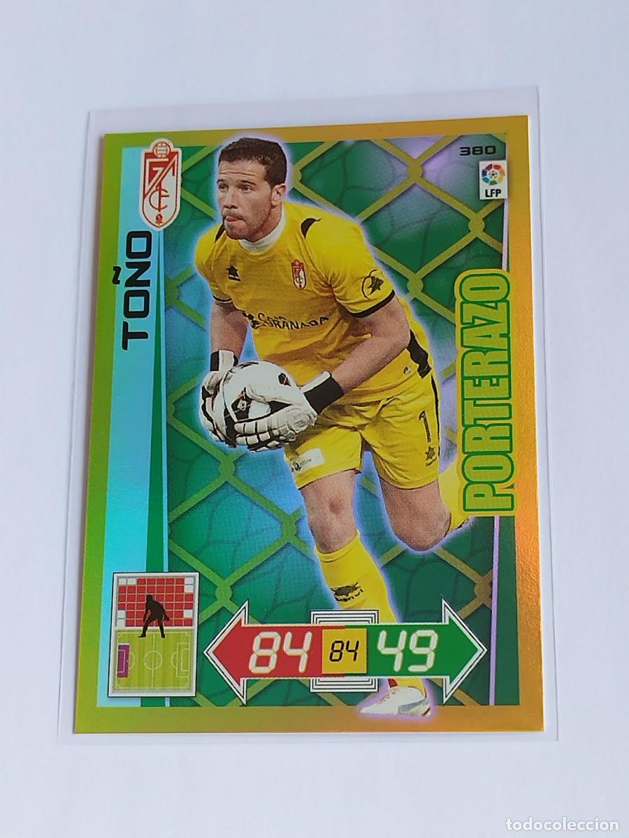 Fu&szlig;ball-Sticker: TO&Ntilde;O PORTERAZO #380 GRANADA CF - ADRENALYN XL LA LIGA BBVA 2012 2013 - PANINI 12 13 CROMO