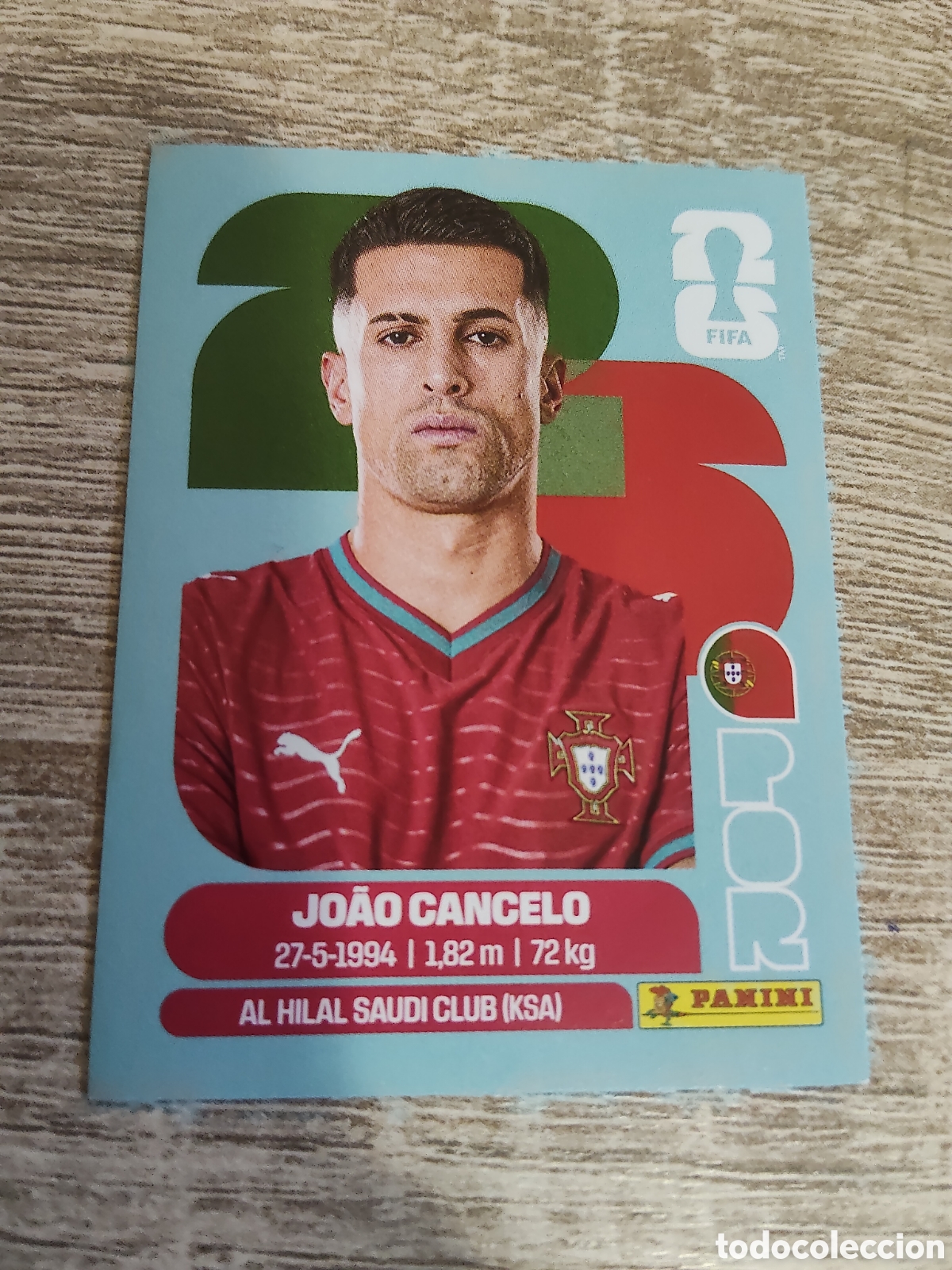 Fu&szlig;ball-Sticker: Panini mundial 2026 POR 5 Joao Cancelo Portugal