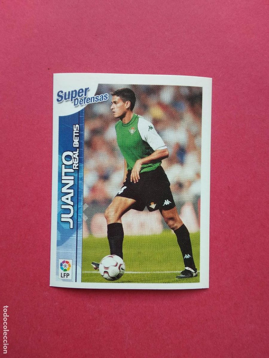 Fu&szlig;ball-Sticker: PANINI SUPERLIGA DE ESTRELLAS 2003 2004 LIGA 03 04 NUNCA PEGADO N&ordm; 13 JUANITO BETIS