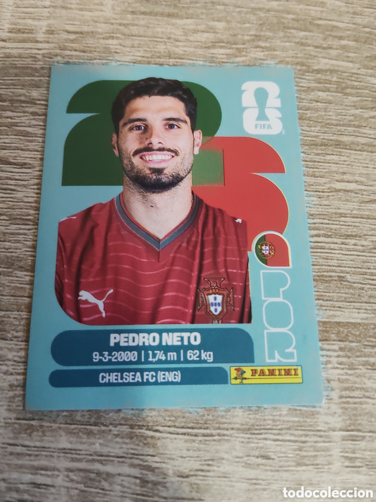 Fu&szlig;ball-Sticker: Panini mundial 2026 POR 19 Pedro Neto Portugal