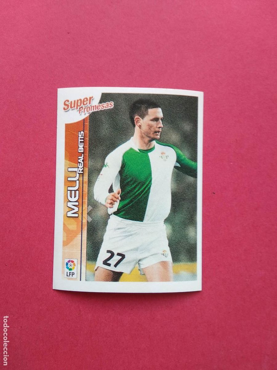 Fu&szlig;ball-Sticker: PANINI SUPERLIGA DE ESTRELLAS 2003 2004 LIGA 03 04 NUNCA PEGADO PROMESAS N&ordm; 451 MELLI BETIS