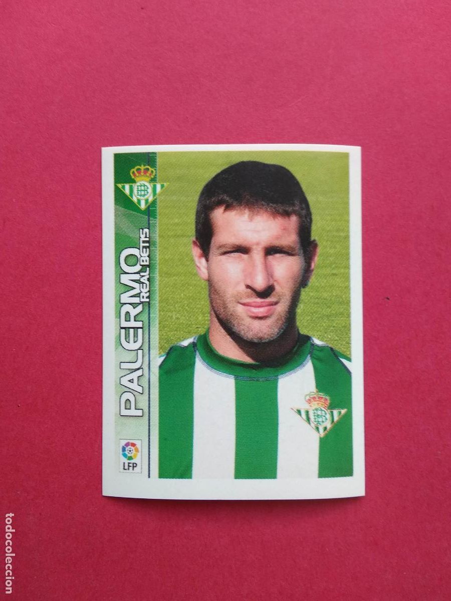 Fu&szlig;ball-Sticker: PANINI SUPERLIGA DE ESTRELLAS 2003 2004 LIGA 03 04 NUNCA PEGADO BETIS N&ordm; 142 PALERMO