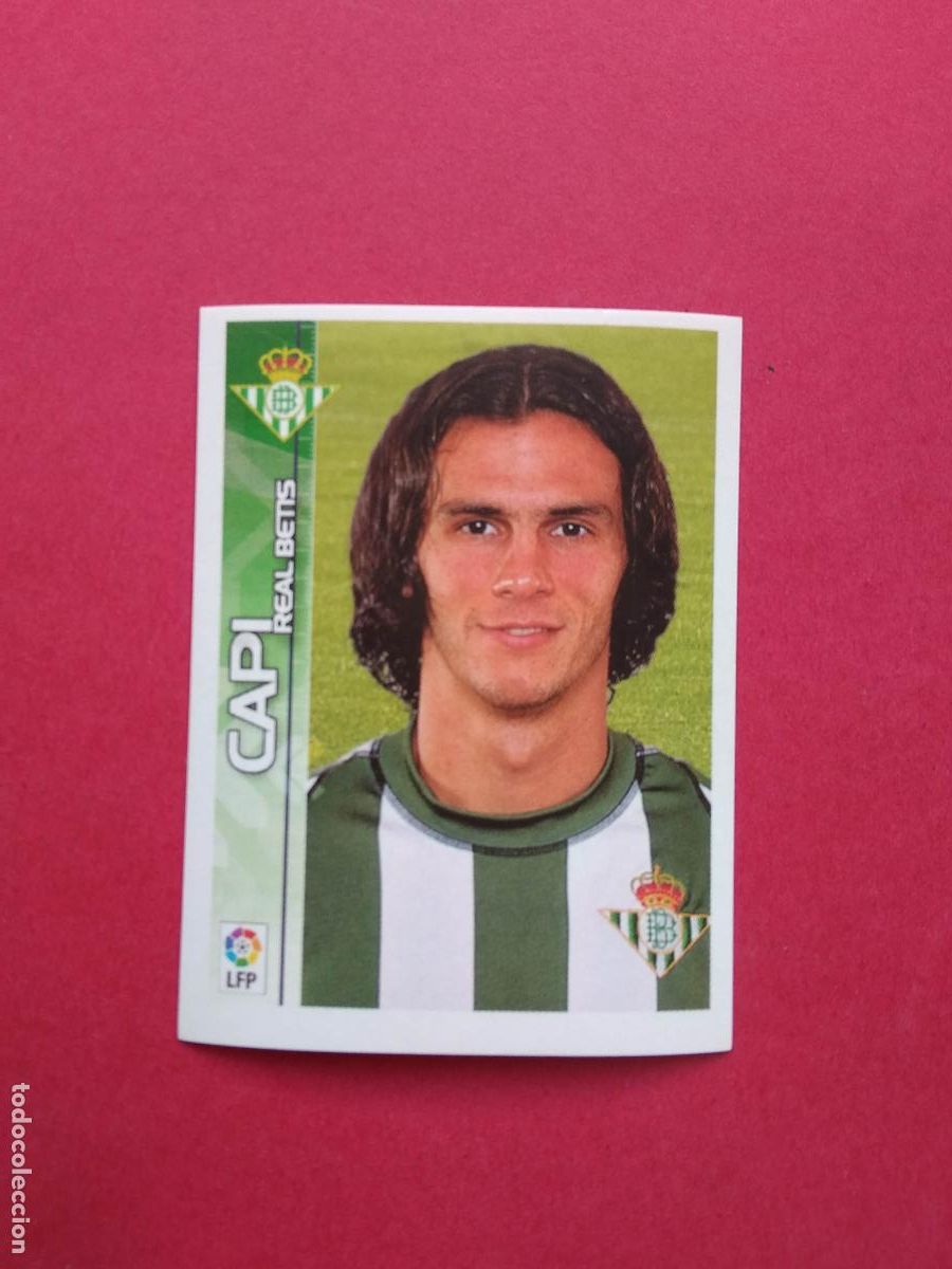 Cartes &agrave; collectionner de Football: PANINI SUPERLIGA DE ESTRELLAS 2003 2004 LIGA 03 04 NUNCA PEGADO BETIS N&ordm; 139 CAPI