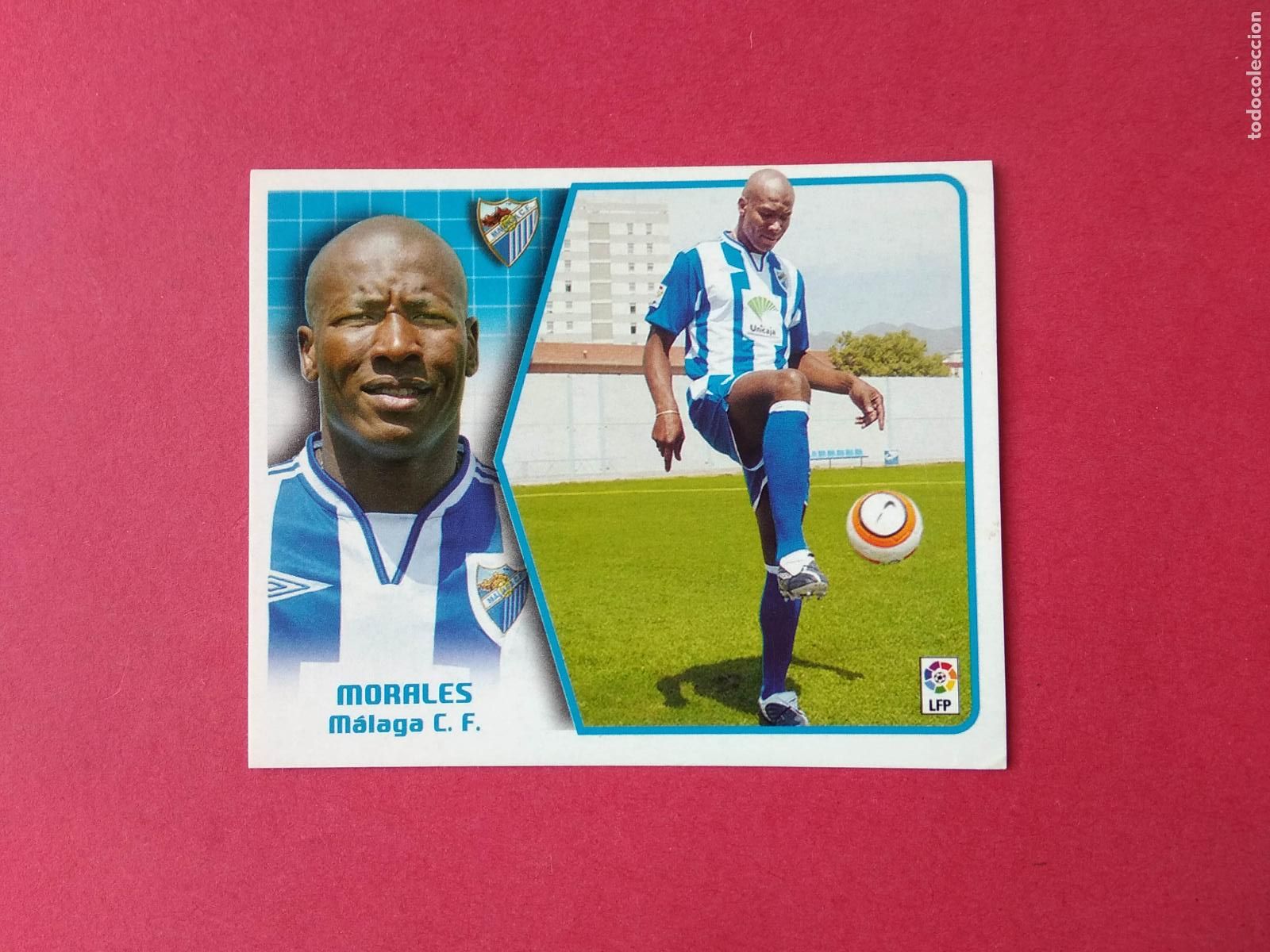 Cromos de F&uacute;tbol: EDICIONES ESTE LIGA 05 06 2005 2006 CROMO NUNCA PEGADO FICHAJE N&ordm; 26 MORALES MALAGA