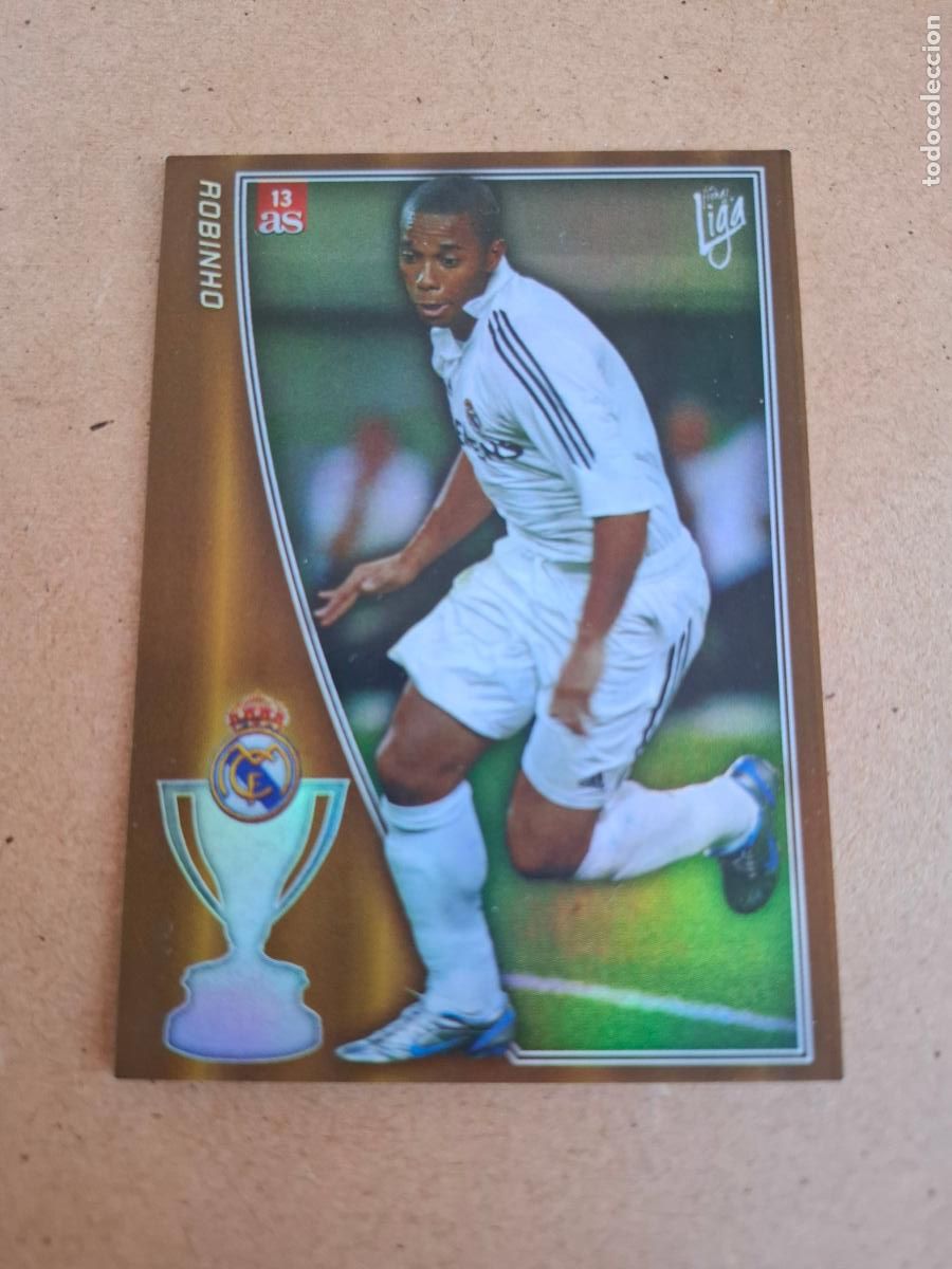 Cromos de F&uacute;tbol: MUNDICROMO 2005 2006 ( EDICI&Oacute;N DIARIO AS #13 ) - 48 ROBINHO - REAL MADRID CP4