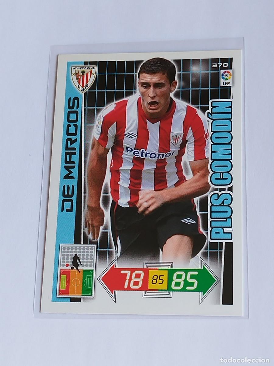 Cromos de F&uacute;tbol: DE MARCOS PLUS COMOD&Iacute;N #370 ATHLETIC CLUB - ADRENALYN XL LA LIGA BBVA 2012 2013 - PANINI 12 13