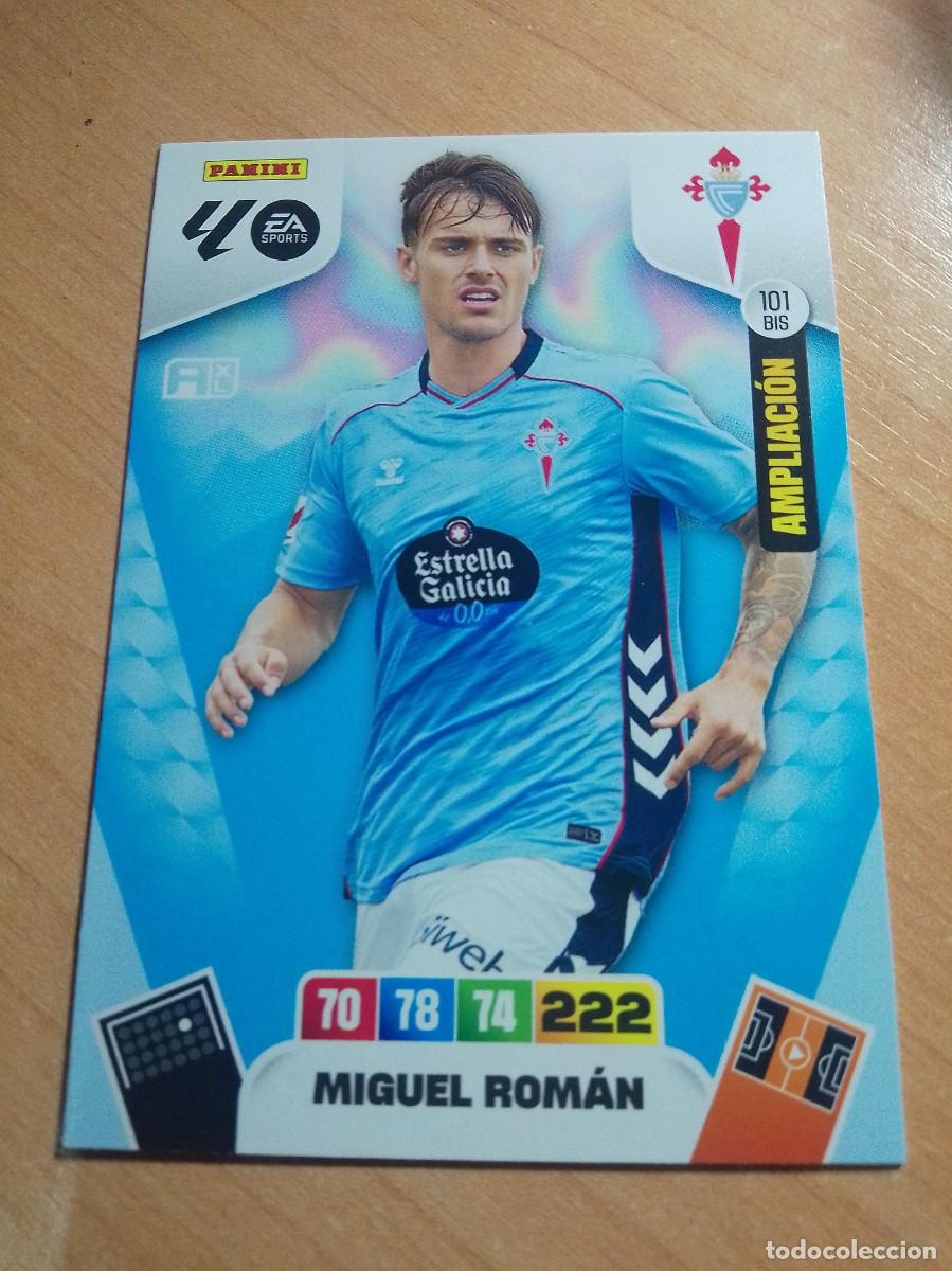 Cromos de F&uacute;tbol: 101 BIS MIGUEL ROM&Aacute;N AMPLIACI&Oacute;N DEL CELTA 25 26 ADRENALYN XL 2025 2026