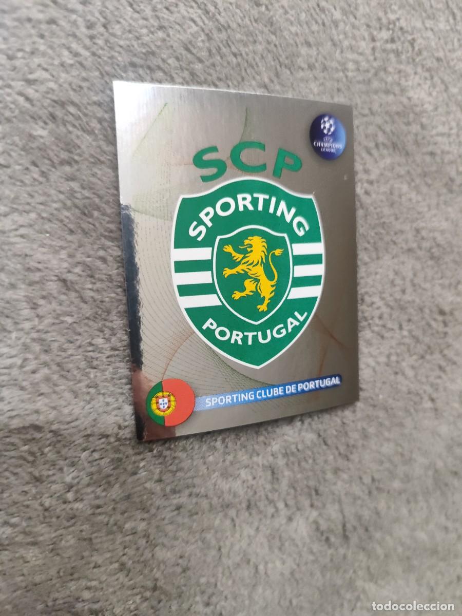 Cromos de F&uacute;tbol: 485 CHAMPIONS LEAGUE 08 09 PANINI ESCUDO LOGO - SPORTING CLUBE DE PORTUGAL - 2008 2009 UCL UEFA
