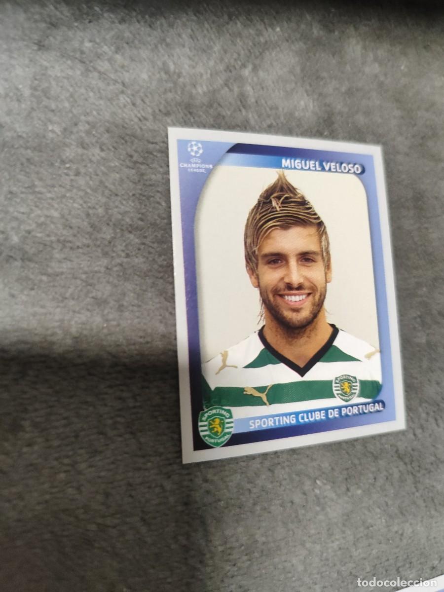 Cromos de F&uacute;tbol: 492 CHAMPIONS LEAGUE 08 09 PANINI MIGUEL VELOSO - SPORTING CLUBE DE PORTUGAL - 2008 2009 UCL UEFA