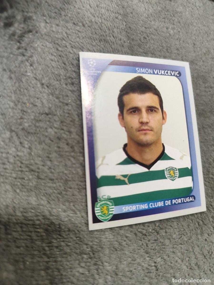 Cromos de F&uacute;tbol: 497 CHAMPIONS LEAGUE 08 09 PANINI SIMON VUKCEVIC - SPORTING CLUBE DE PORTUGAL - 2008 2009 UCL UEFA