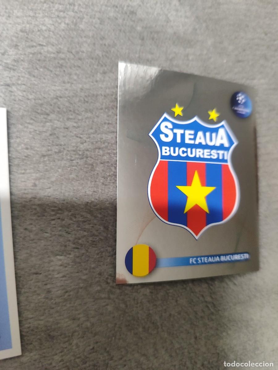 Cromos de F&uacute;tbol: 502 CHAMPIONS LEAGUE 08 09 PANINI ESCUDO LOGO - FC STEAUA BUCUREŞTI - 2008 2009 UCL UEFA
