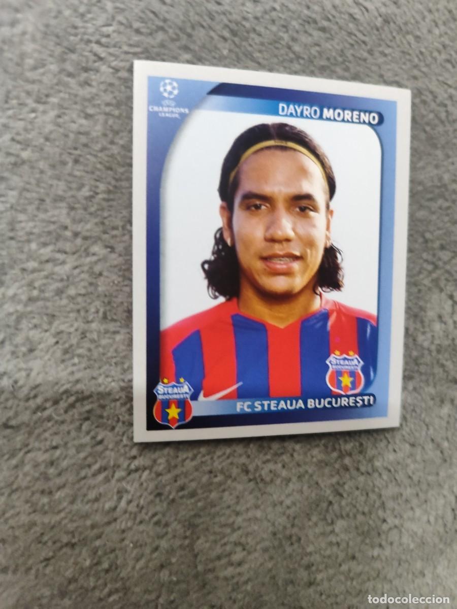Cromos de F&uacute;tbol: 512 CHAMPIONS LEAGUE 08 09 PANINI DAYRO MORENO - FC STEAUA BUCUREŞTI - 2008 2009 UCL UEFA