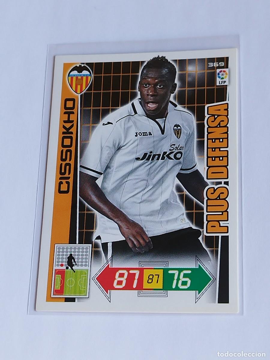 Cromos de F&uacute;tbol: CISSOKHO PLUS DEFENSA #369 VALENCIA CF - ADRENALYN XL LA LIGA BBVA 2012 2013 - PANINI 12 13