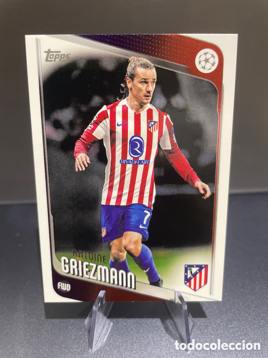 Cromos de F&uacute;tbol: Griezmann 82 Topps UCL Flagship 2024-25 Atletico de Madrid