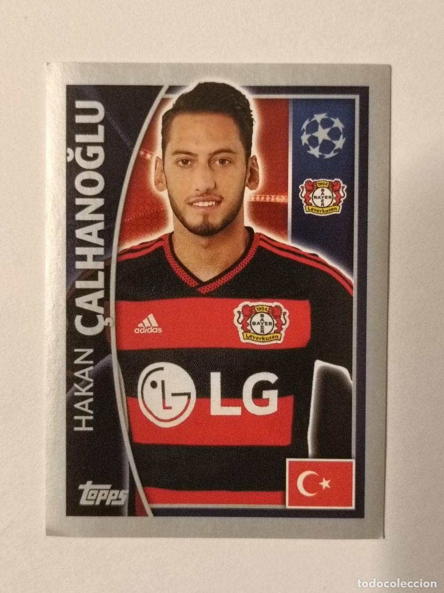 Cromos de F&uacute;tbol: #329 &Ccedil;ALHANOGLU (BAYER LEVERKUSEN) UEFA CHAMPIONS LEAGUE 2015/2016 TOPPS