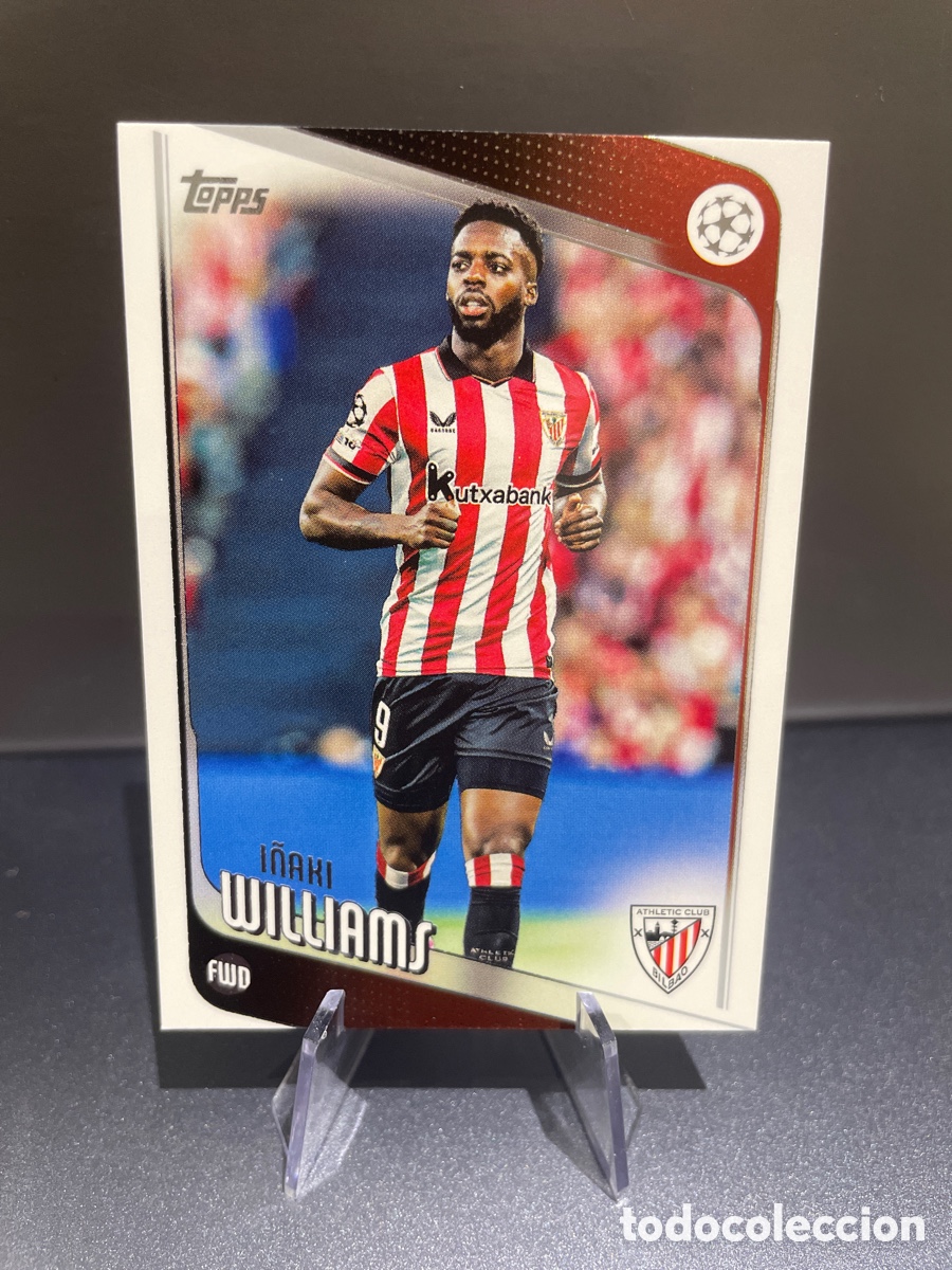 Cromos de F&uacute;tbol: I&ntilde;aki Williams 20 Topps UCL Flagship 2024-25 Athletic de Bilbao