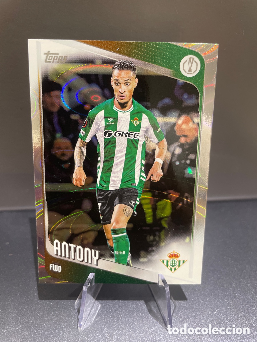 Cromos de F&uacute;tbol: Antony 13 Raindrops paralela Topps UCL Flagship 2024-25 Betis