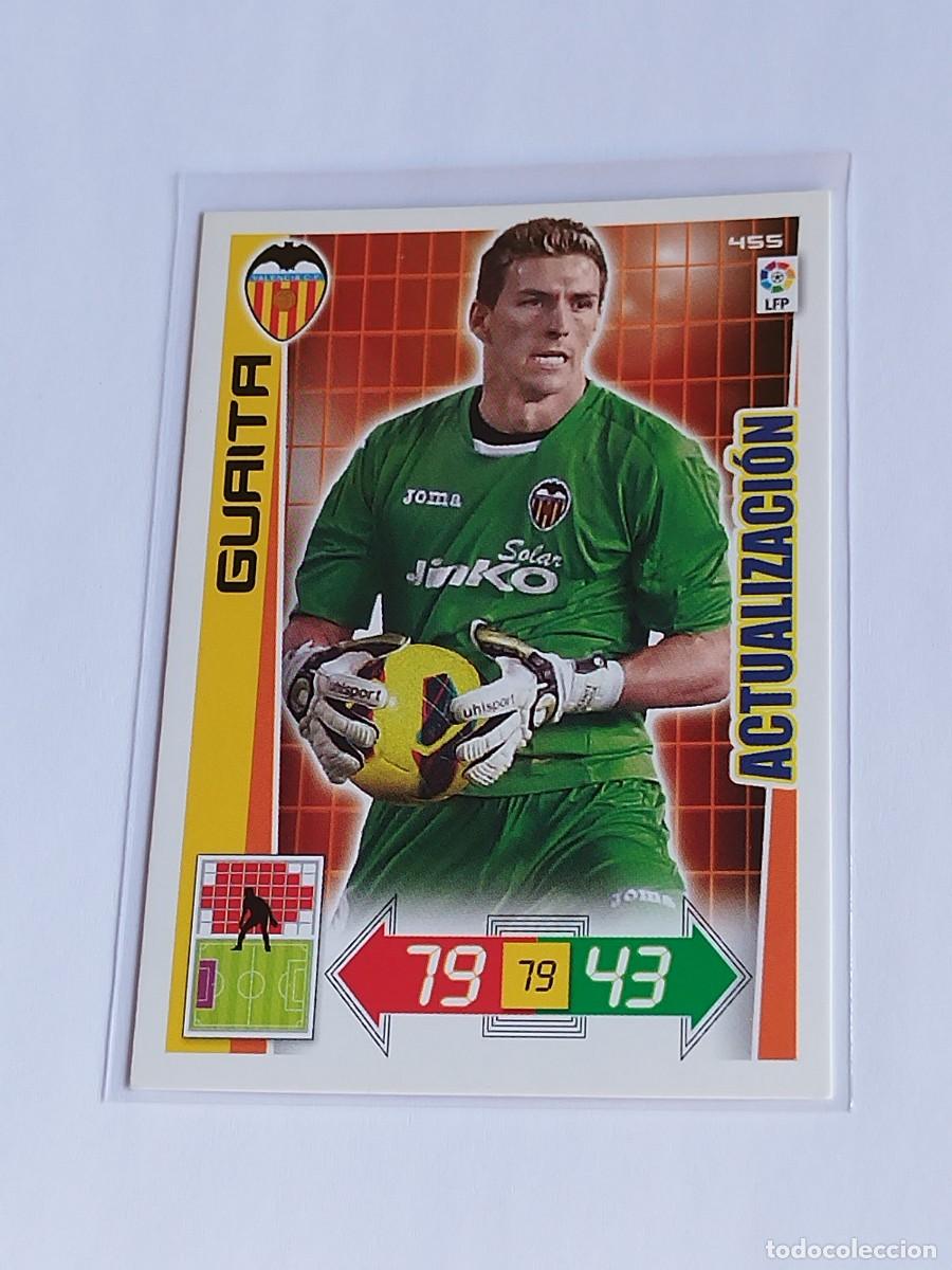 Cromos de F&uacute;tbol: GUAITA ACTUALIZACI&Oacute;N #455 VALENCIA CF - ADRENALYN XL LA LIGA BBVA 2012 2013 - PANINI 12 13