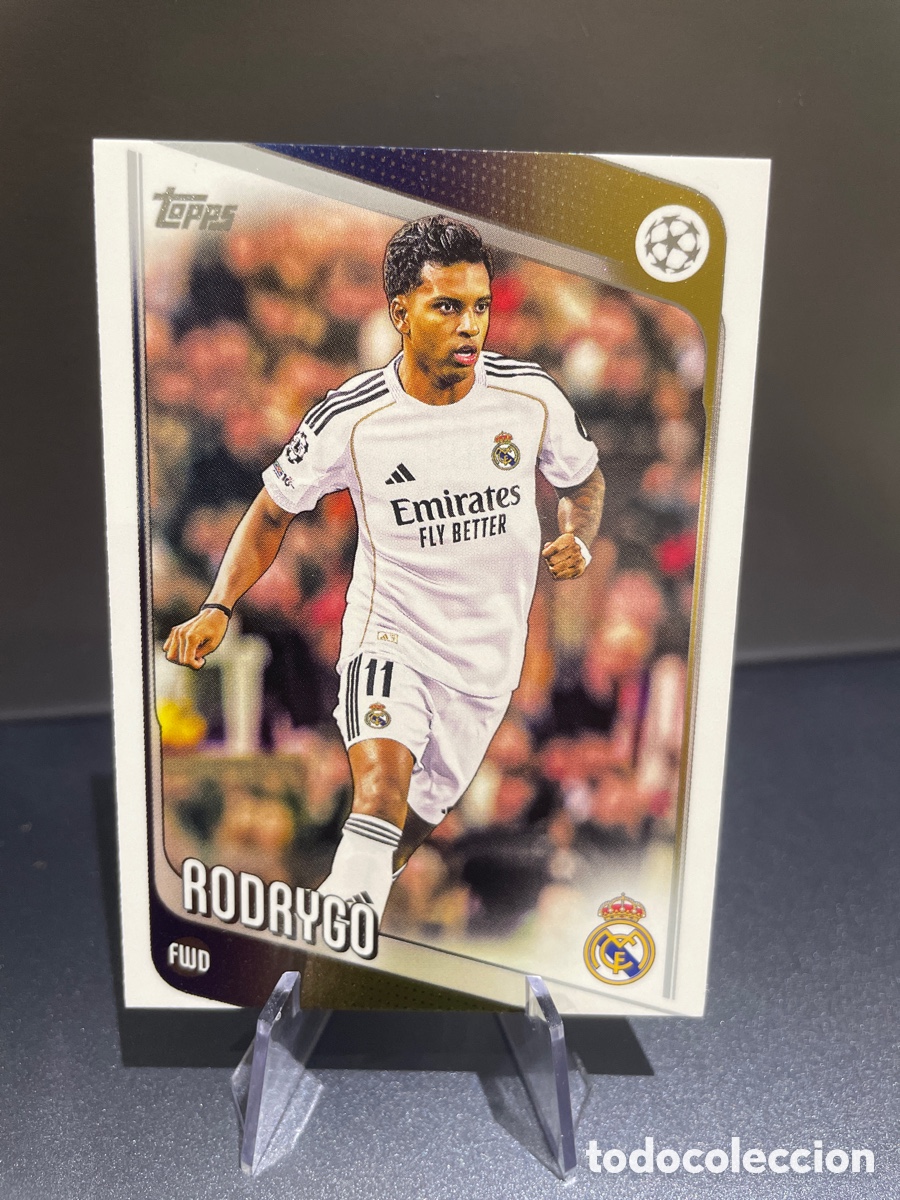 Cromos de F&uacute;tbol: Rodrygo 102 Topps UCL Flagship 2024-25 Real Madrid