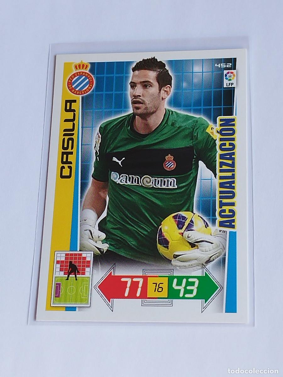 Cromos de F&uacute;tbol: CASILLA ACTUALIZACI&Oacute;N #452 RCD ESPANYOL - ADRENALYN XL LA LIGA BBVA 2012 2013 - PANINI 12 13