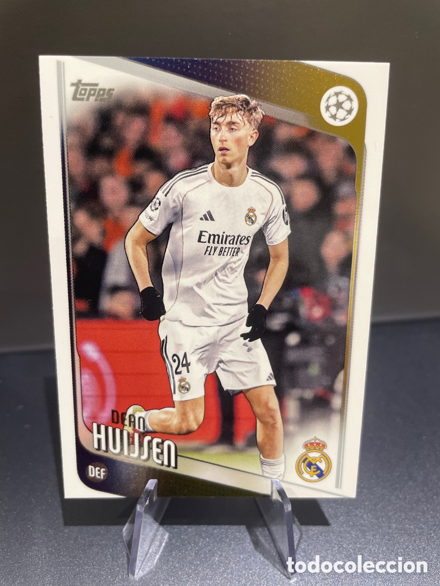 Cromos de F&uacute;tbol: Huijsen 39 Topps UCL Flagship 2024-25 Real Madrid