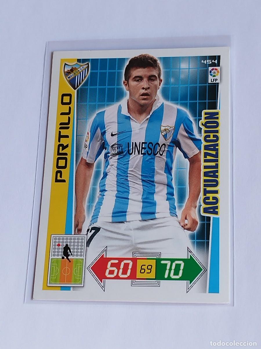 Cromos de F&uacute;tbol: PORTILLO ACTUALIZACI&Oacute;N #454 M&Aacute;LAGA CF - ADRENALYN XL LA LIGA BBVA 2012 2013 - PANINI 12 13