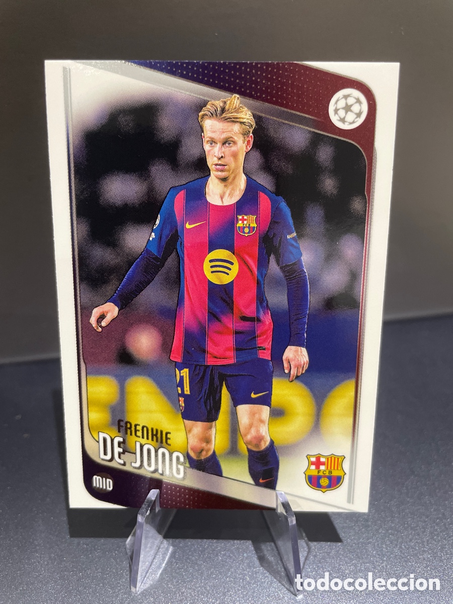 Cromos de F&uacute;tbol: De Jong 135 Topps UCL Flagship 2024-25 FC Barcelona