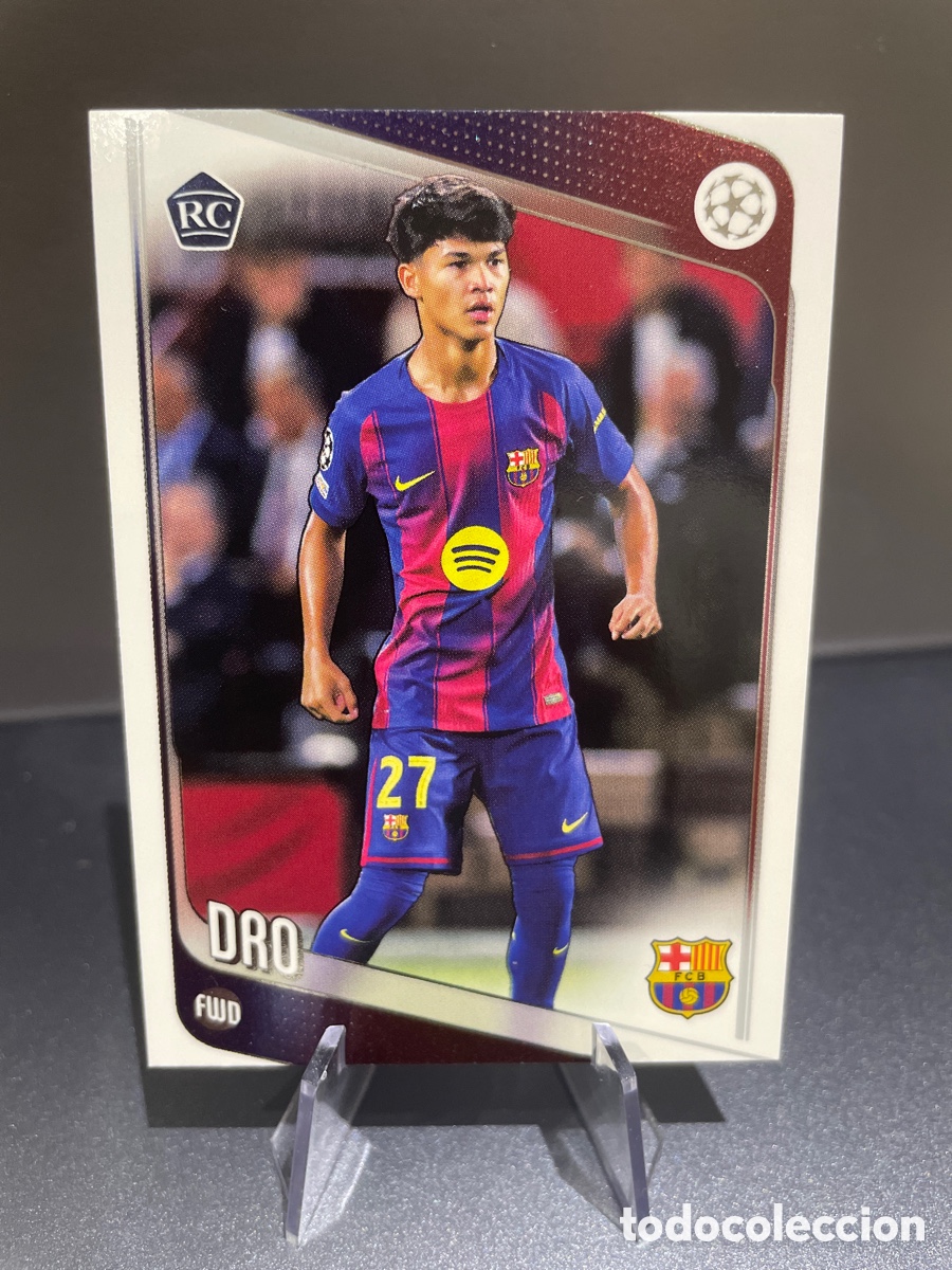 Cartes &agrave; collectionner de Football: Dro 111 Rookie Topps UCL Flagship 2025-26 FC Barcelona