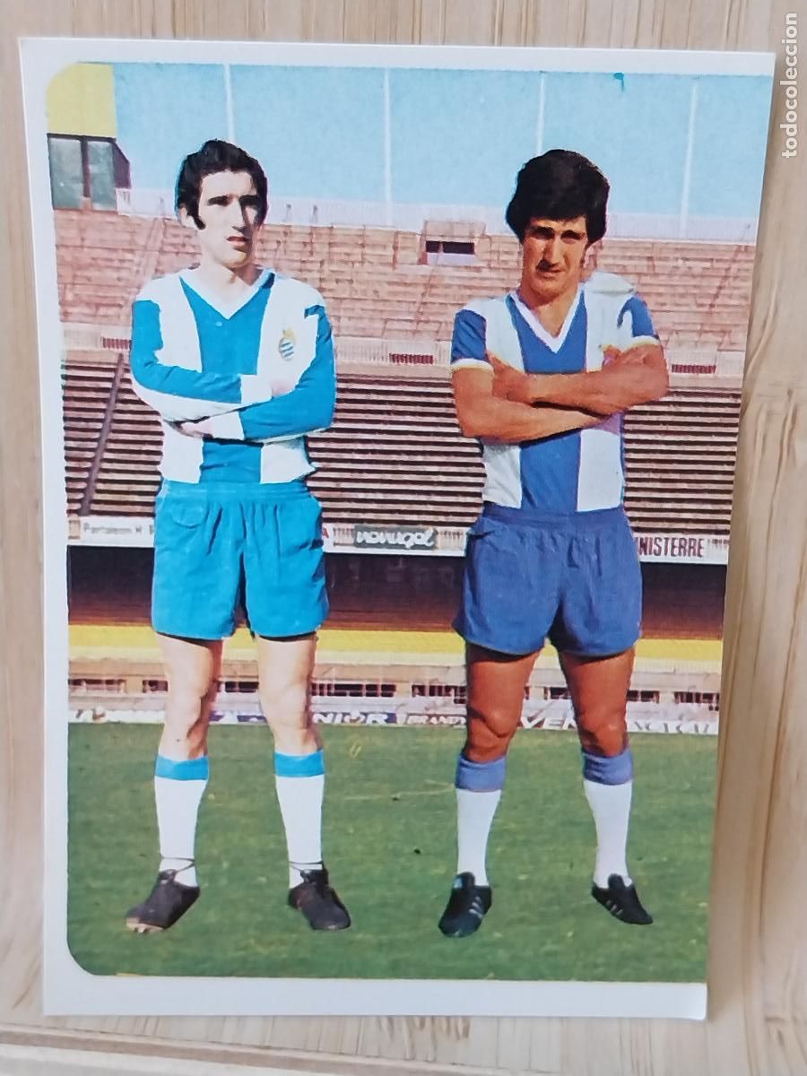 Cromos de F&uacute;tbol: MARA&Ntilde;ON ** AMIANO R C D ESPA&Ntilde;OL # 53 LIGA 1975 75 76 ED RUIROMER ROMERO CROMO SIN PEGAR NUNCA