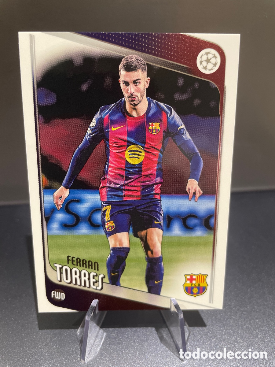Cromos de F&uacute;tbol: Ferran Torres 138 Topps UCL Flagship 2025-26 FC Barcelona