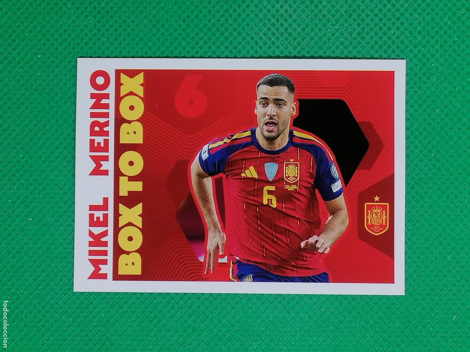 Cromos de F&uacute;tbol: 70 MIKEL MERINO BOX TO BOX ⚽ PANINI SELECCION ESPA&Ntilde;OLA ESPA&Ntilde;A SPAIN CARREFOUR 26 2026 ⚽