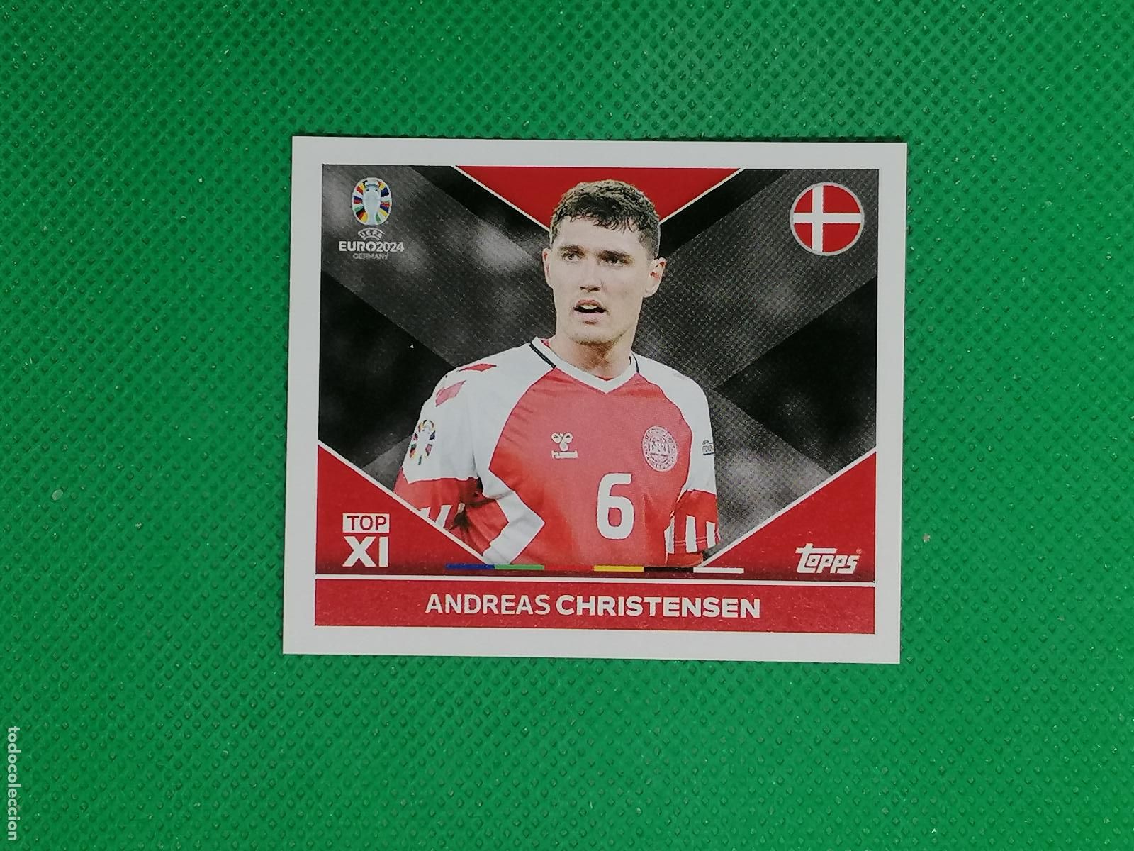 Cromos de F&uacute;tbol: DEN TOP1 ANDREAS CHRISTENSEN DINAMARCA ⚽ TOPPS EURO 2024 24 GERMANY STICKERS ⚽