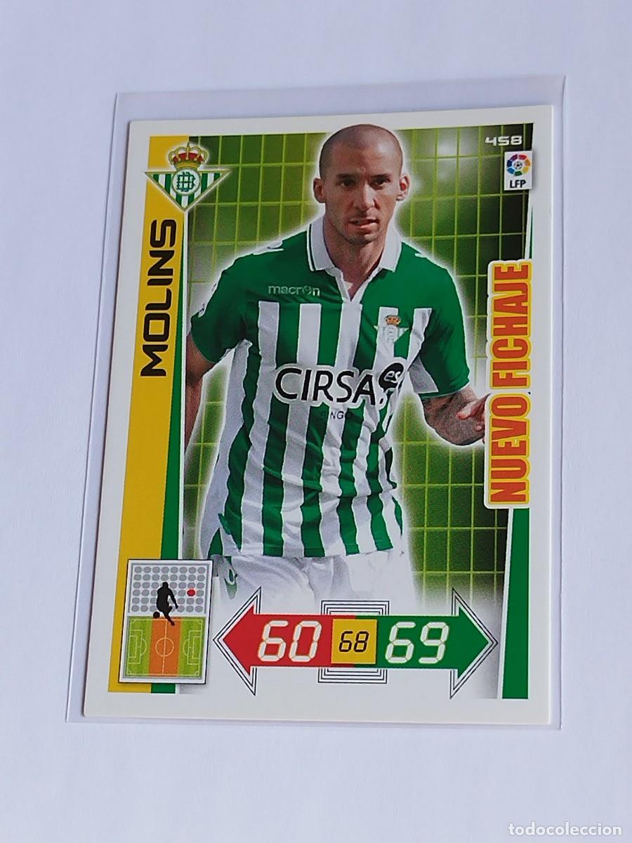 Cromos de F&uacute;tbol: MOLINS NUEVO FICHAJE #458 REAL BETIS - ADRENALYN XL LA LIGA BBVA 2012 2013 - PANINI 12 13