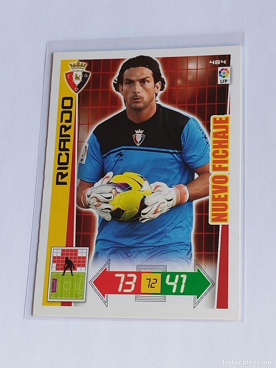 Cromos de F&uacute;tbol: RICARDO NUEVO FICHAJE #484 CA OSASUNA - ADRENALYN XL LA LIGA BBVA 2012 2013 - PANINI 12 13