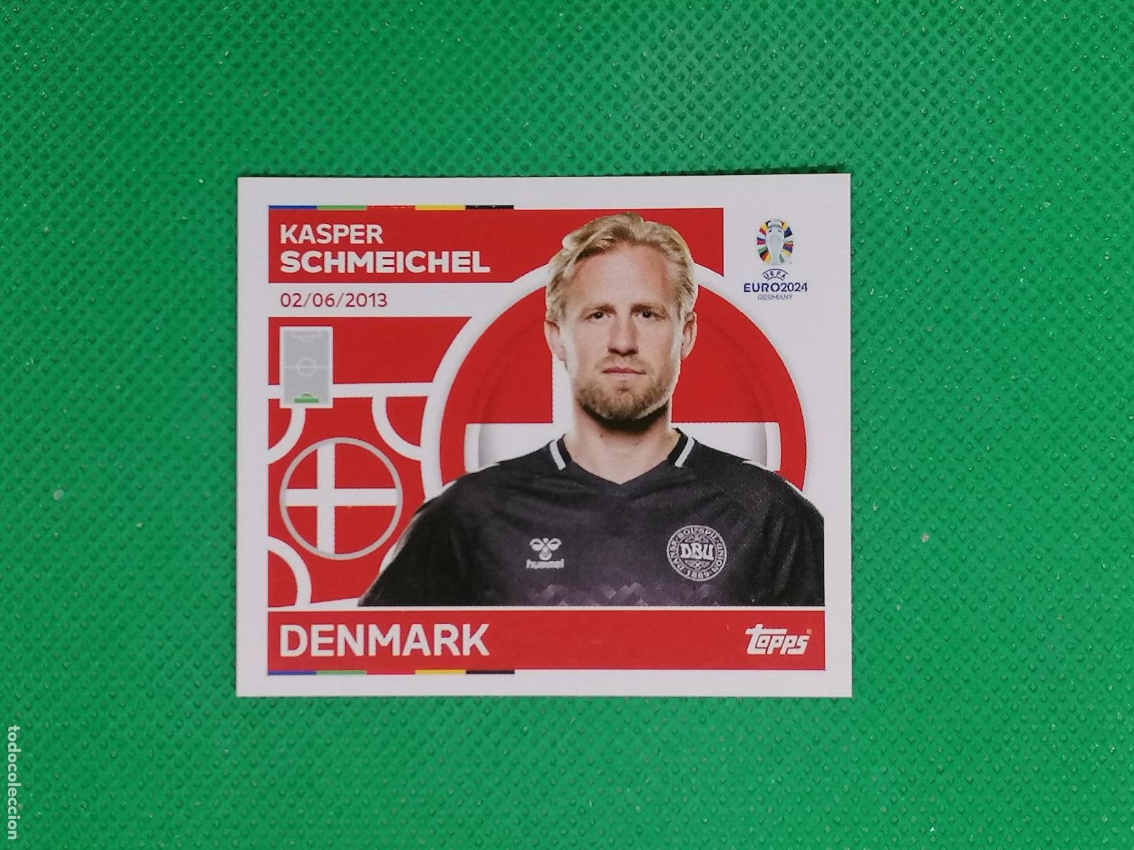 Cromos de F&uacute;tbol: DEN 4 DEN4 KASPER SCHMEICHEL DINAMARCA ⚽ TOPPS EURO 2024 24 GERMANY STICKERS ⚽