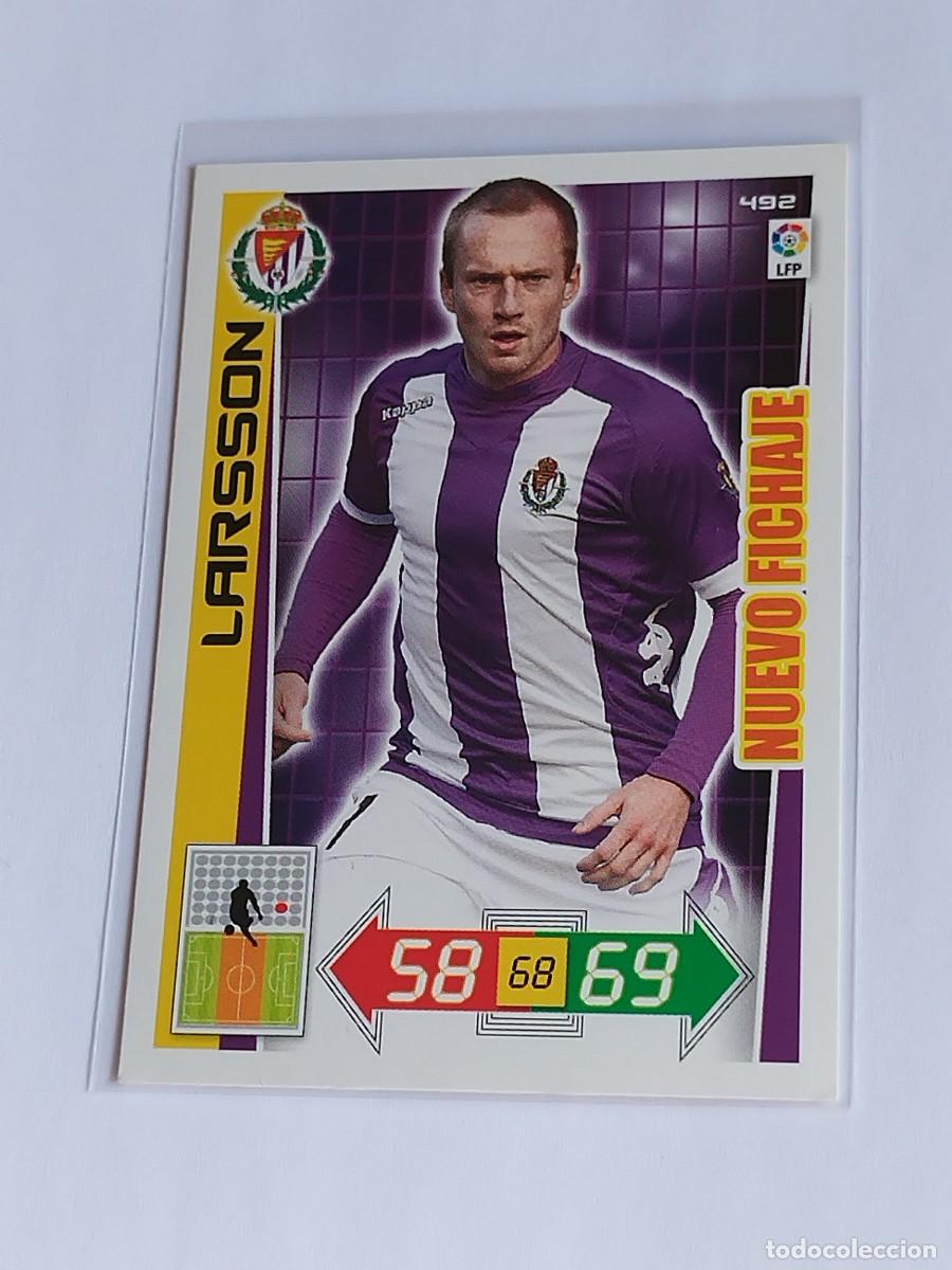 Cromos de F&uacute;tbol: LARSSON NUEVO FICHAJE #492 REAL VALLDOLID - ADRENALYN XL LA LIGA BBVA 2012 2013 - PANINI 12 13