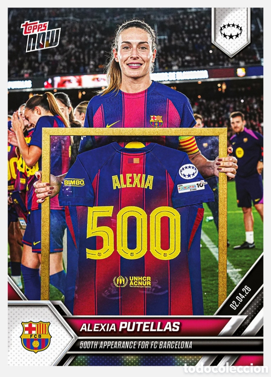 Cromos de F&uacute;tbol: Alexia Putellas - 2025-26 UWCL Topps NOW&reg; - Card 26