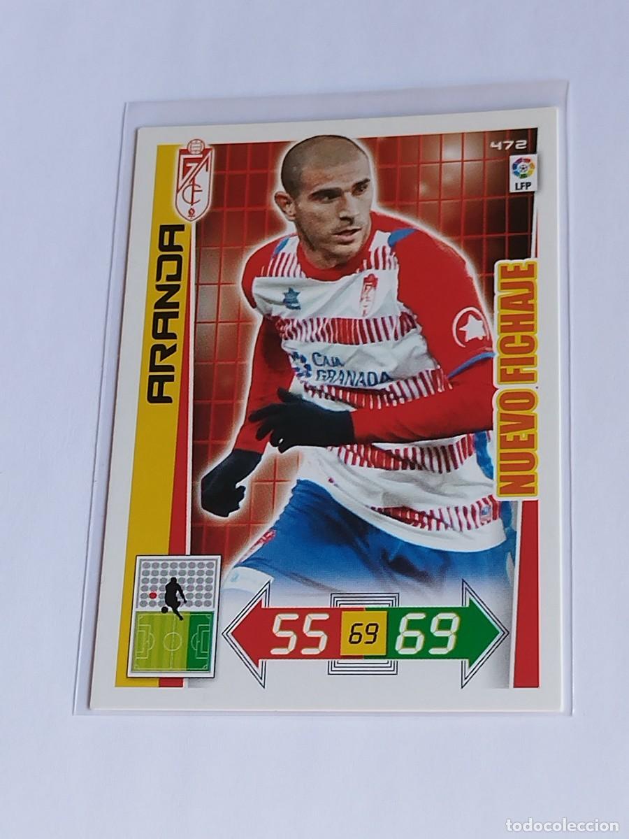 Cromos de F&uacute;tbol: ARANDA NUEVO FICHAJE #472 GRANADA CF - ADRENALYN XL LA LIGA BBVA 2012 2013 - PANINI 12 13