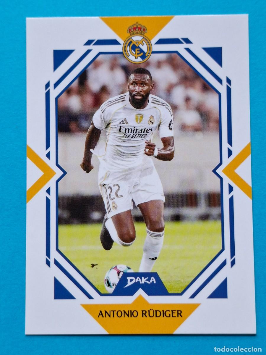 Football Stickers: #RM-21-A ANTONIO R&Uuml;DIGER - Daka REAL MADRID 2025-26 Audience 2