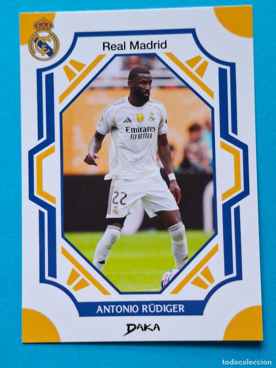 Cromos de F&uacute;tbol: #RM-21-B ANTONIO R&Uuml;DIGER - Daka REAL MADRID 2025-26 Audience 2