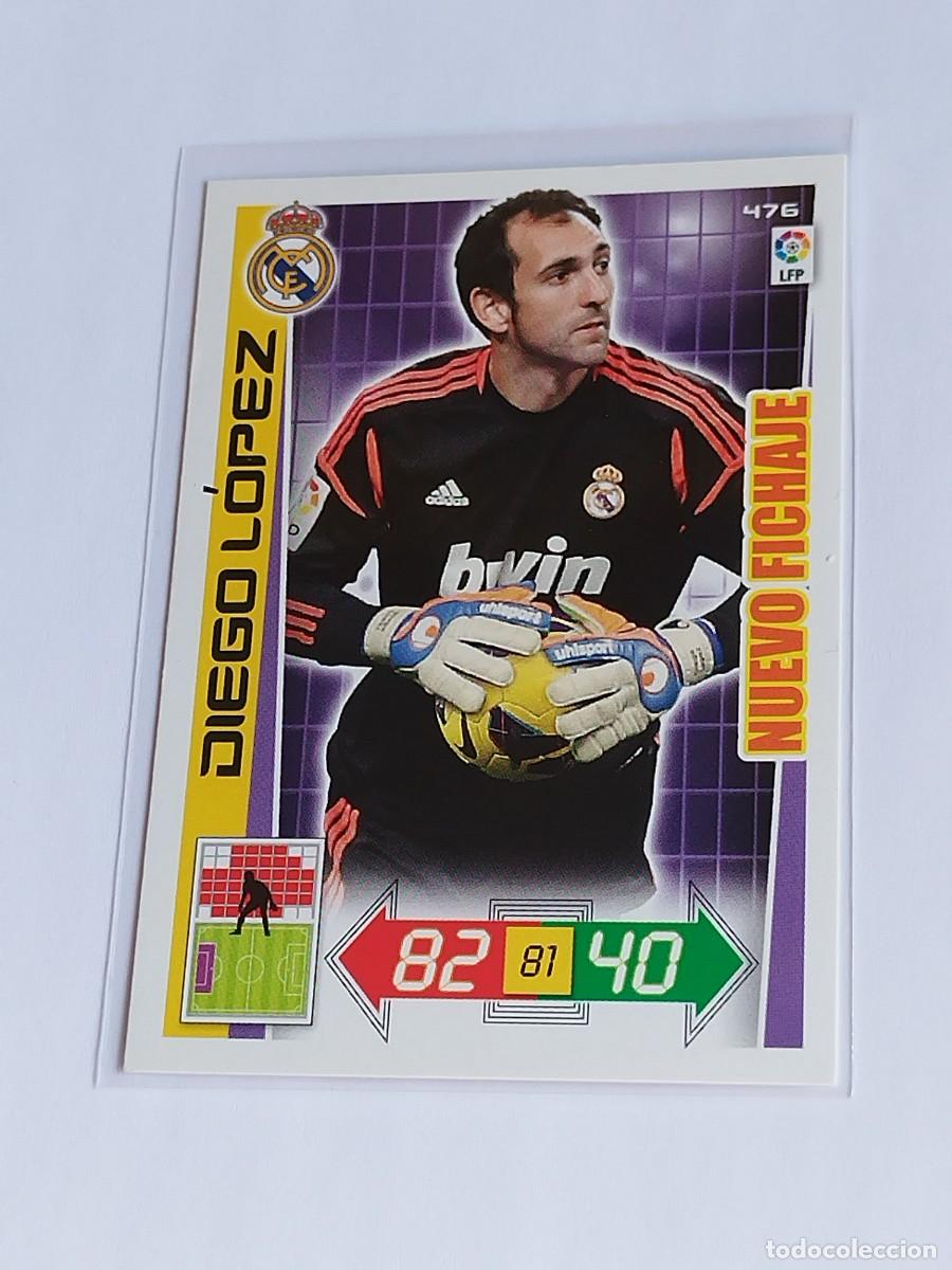 Cromos de F&uacute;tbol: DIEGO L&Oacute;PEZ NUEVO FICHAJE #476 REAL MADRID - ADRENALYN XL LA LIGA BBVA 2012 2013 - PANINI 12 13