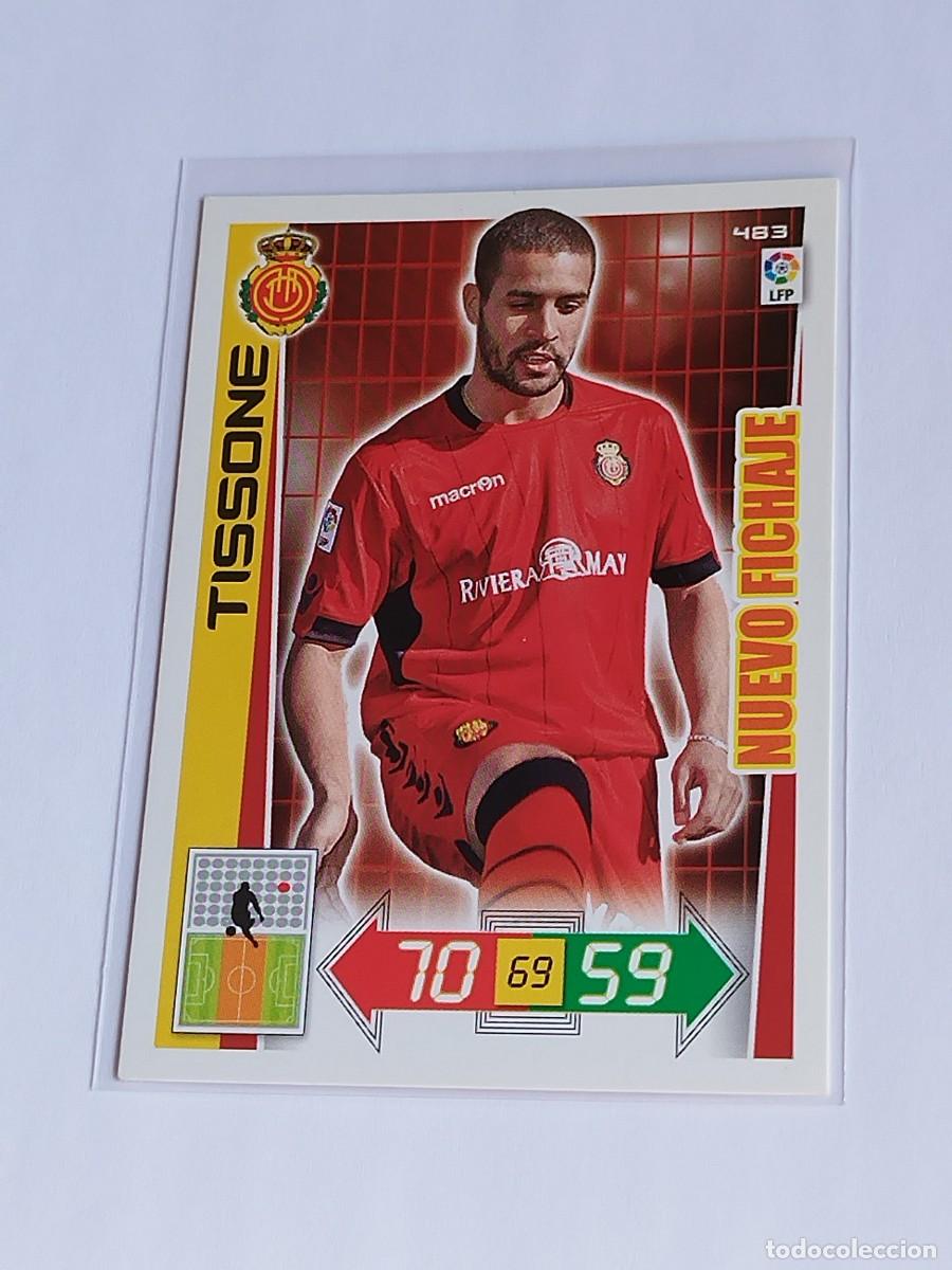 Football Stickers: TISSONE NUEVO FICHAJE #483 RCD MALLORCA - ADRENALYN XL LA LIGA BBVA 2012 2013 - PANINI 12 13