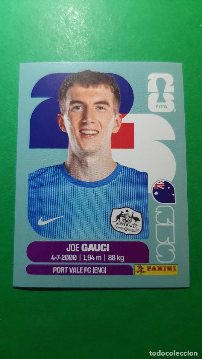 Cromos de F&uacute;tbol: (AUS 3 AUS3)(AUSTRALIA) JOE GAUCI MUNDIAL F&Uacute;TBOL 2026 PANINI