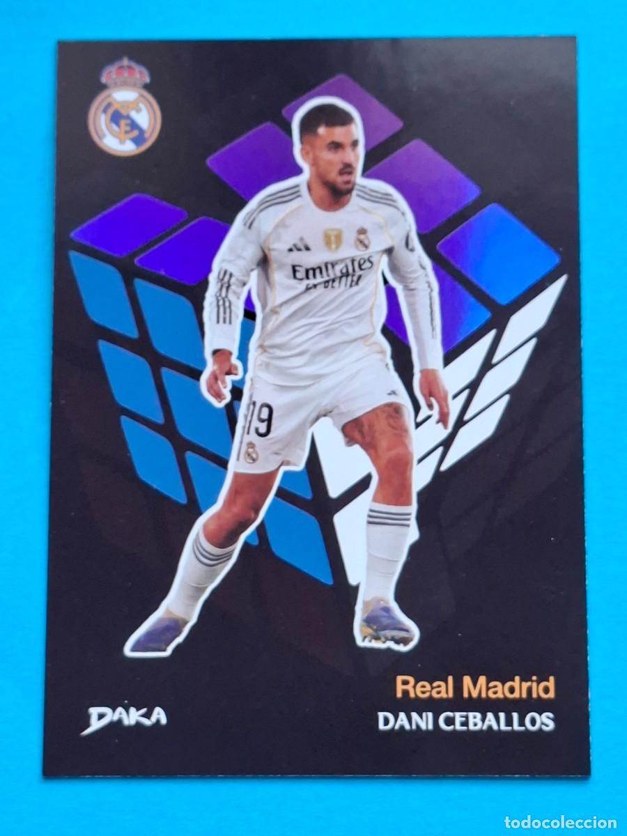 Cromos de F&uacute;tbol: Cube Parallel /175 Purple #GC-11 DANI CEBALLOS - Daka REAL MADRID 2025-26 Audience 2