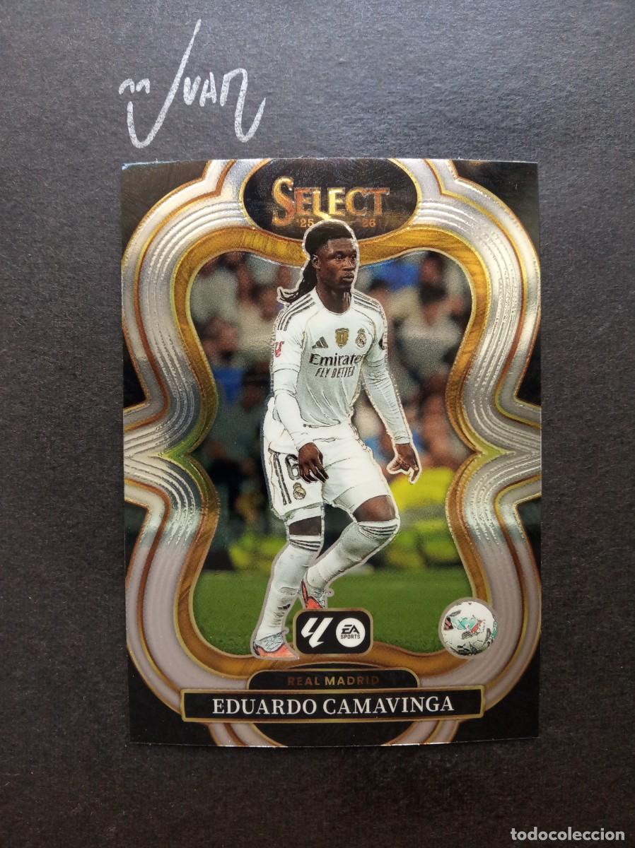 Cromos de F&uacute;tbol: N&ordm; 115 MEZZANINE EDUARDO CAMAVINGA REAL MADRID FRANCIA ⚽ PANINI &reg; SELECT LIGA 2025 2026 25 26 NUEVO