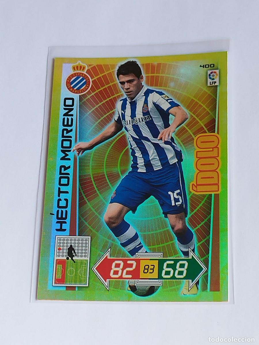 Football Stickers: H&Eacute;CTOR MORENO &Iacute;DOLO #400 RCD ESPANYOL - ADRENALYN XL LA LIGA BBVA 2012 2013 - PANINI 12 13